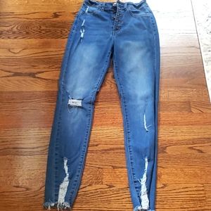 High waist size 5 jeans